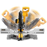 DEWALT 15 Amp Corded 12 in. Double Bevel Sliding Compound Miter Saw, Blade Wrench and Material Clamp