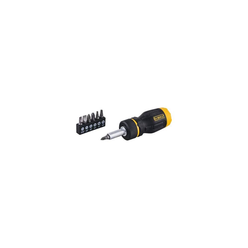 DEWALT Multi-Bit Ratcheting Stubby Screwdriver Set (7-Piece)