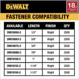 DEWALT 20V MAX XR Lithium-Ion Cordless 18-Gauge Narrow Crown Stapler (Tool Only)