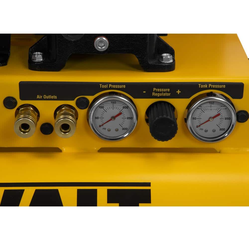 DEWALT 8 Gal. 175 PSI Honda GX160 Gas Powered Wheelbarrow Air Compressor