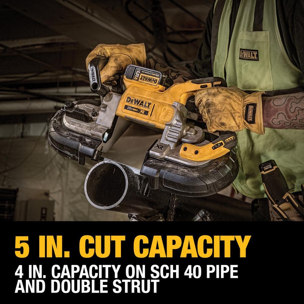 DEWALT 20V MAX XR Cordless Brushless Deep Cut Band Saw (Tool Only)