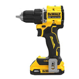 DEWALT ATOMIC 20-Volt Lithium-Ion Cordless Compact 1/2 in. Drill/Driver Kit with 2.0Ah Battery, Charger and Bag