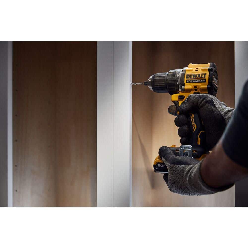 DEWALT ATOMIC 20-Volt Lithium-Ion Cordless Compact 1/2 in. Drill/Driver Kit with 2.0Ah Battery, Charger and Bag