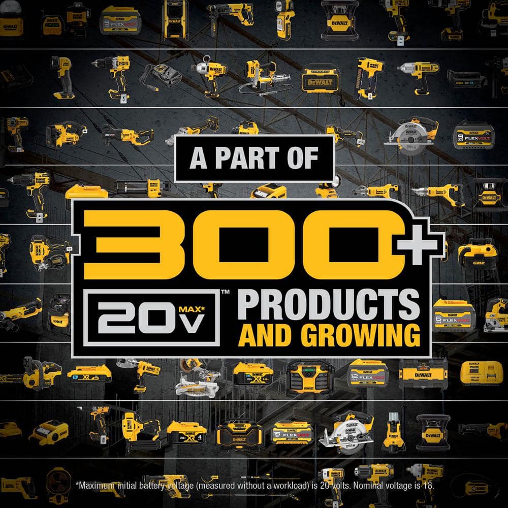 DEWALT ATOMIC 20-Volt Lithium-Ion Cordless Compact 1/2 in. Drill/Driver Kit with 2.0Ah Battery, Charger and Bag