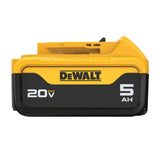 DEWALT 20V MAX Premium Lithium-Ion 5.0Ah Battery Pack (2 Pack)
