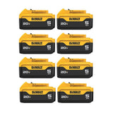 DEWALT 20V MAX XR Premium Lithium-Ion 5.0Ah Battery Pack (8-Pack)