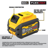 DEWALT 20V MAX 6.0 Ah and 4.0 Ah Starter Kit with FLEXVOLT 20V/60V 6.0Ah Battery