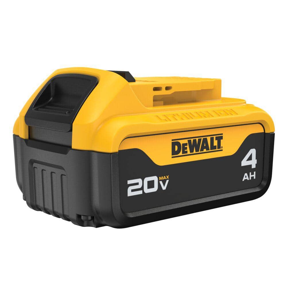 DEWALT 20V MAX Compact Lithium-Ion 2.0Ah Battery Pack (2 Pack) and 20V MAX Lithium-Ion 4.0Ah Battery Pack (2 Pack)