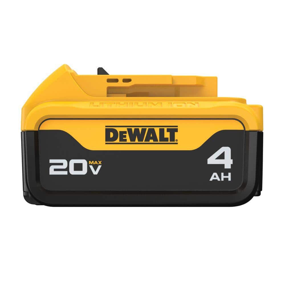 DEWALT 20V MAX Compact Lithium-Ion 2.0Ah Battery Pack (2 Pack) and 20V MAX Lithium-Ion 4.0Ah Battery Pack (2 Pack)