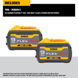 DEWALT FLEXVOLT 20V/60V MAX Lithium-Ion 9.0Ah Battery Pack (2 Pack)
