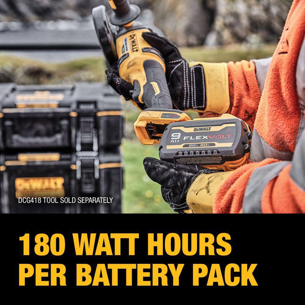 DEWALT FLEXVOLT 20V/60V MAX Lithium-Ion 9.0Ah Battery Pack (2 Pack)