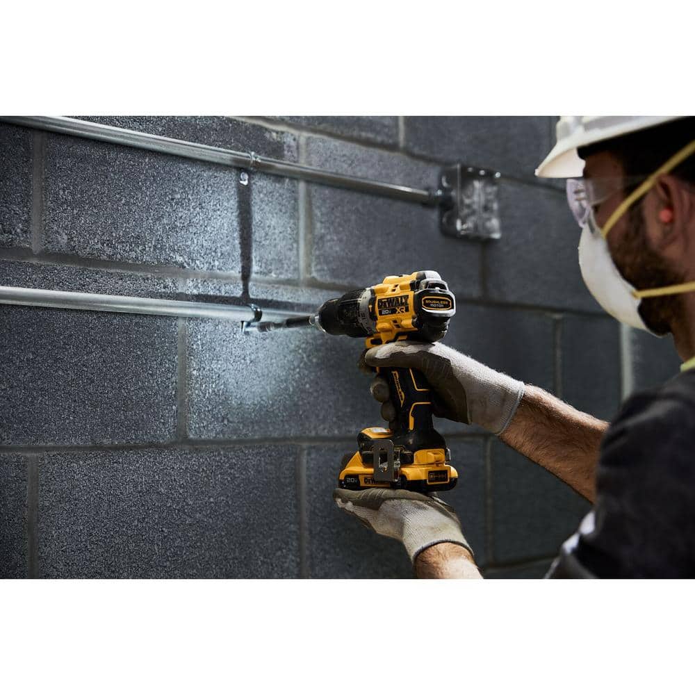 DEWALT 20-Volt MAX XR Hammer Drill and Atomic Impact Driver 2-Tool Cordless Combo Kit and Compact Router with two 4Ah Batteries