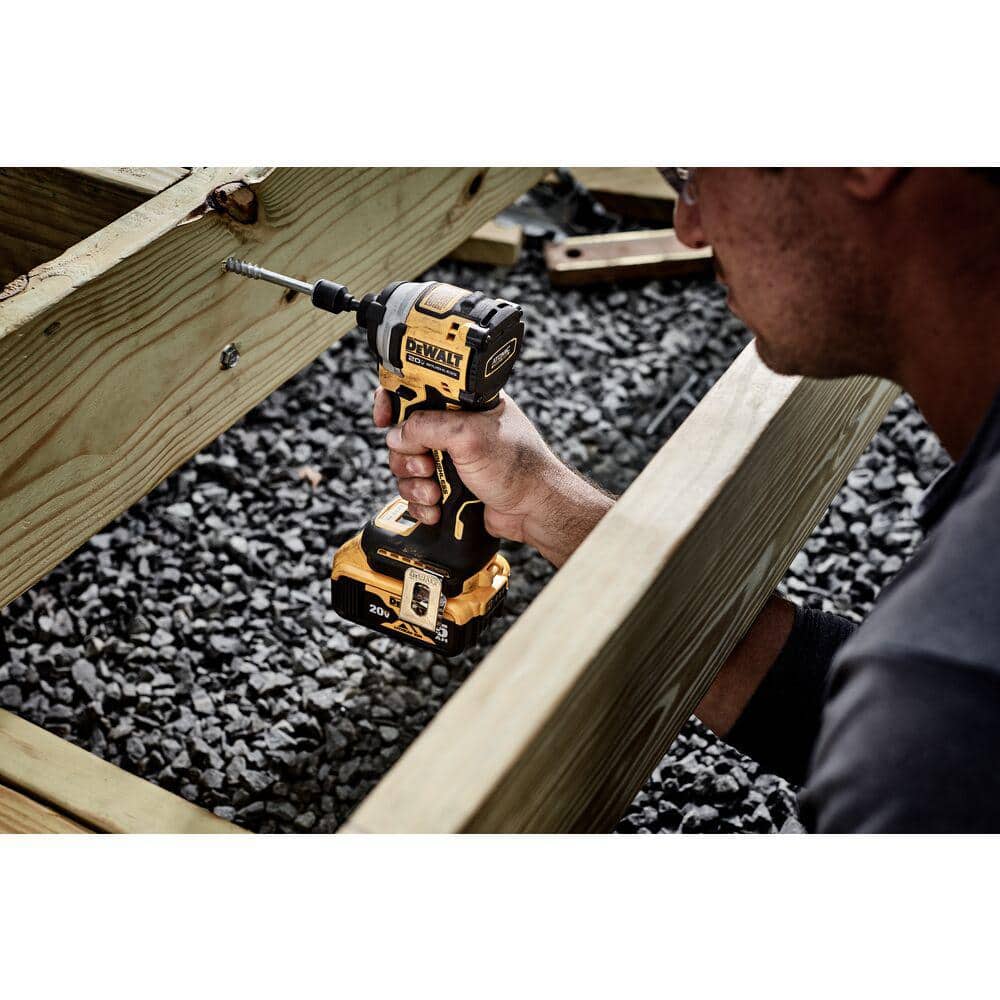 DEWALT 20-Volt MAX XR Hammer Drill and Atomic Impact Driver 2-Tool Cordless Combo Kit and Compact Router with two 4Ah Batteries