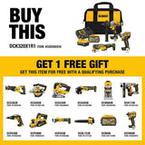 DEWALT 20-Volt Lithium-Ion Cordless 3-Tool Combo Kit with FLEXVOLT 9 Ah and 20V 6 Ah Batteries and Charger