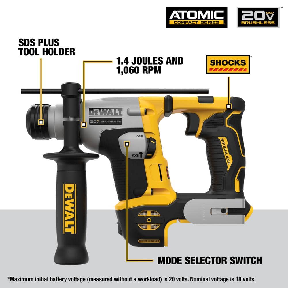 DEWALT 20V Lithium-Ion Cordless 3-Tool Combo Kit and 5/8 in. Hammer Drill with FLEXVOLT 9 Ah and 20V 6 Ah Batteries and Charger