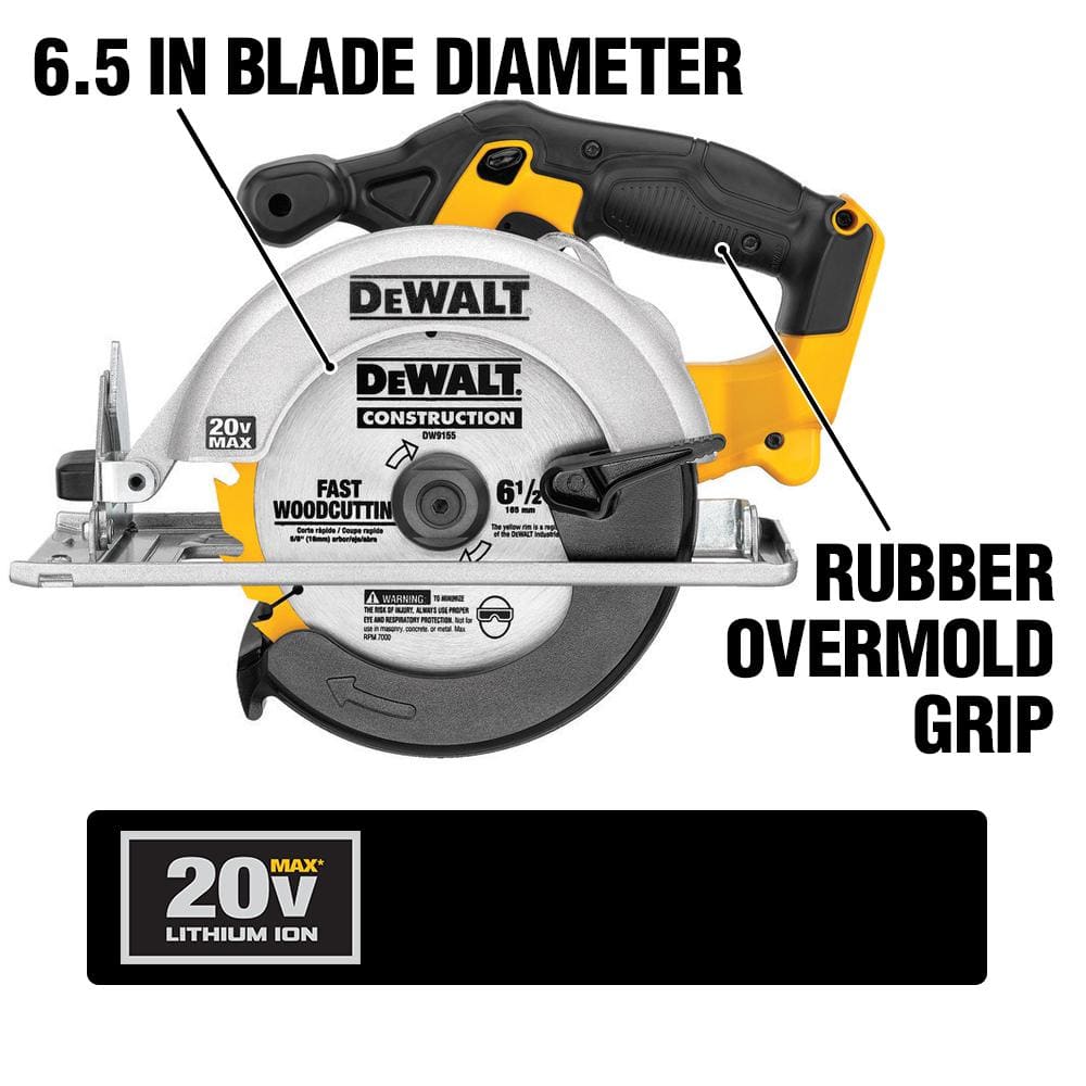 DEWALT 20V MAX Lithium-Ion Cordless 4-Tool Combo Kit with (2) 3.0Ah + (2) 2.0Ah Batteries and Charger