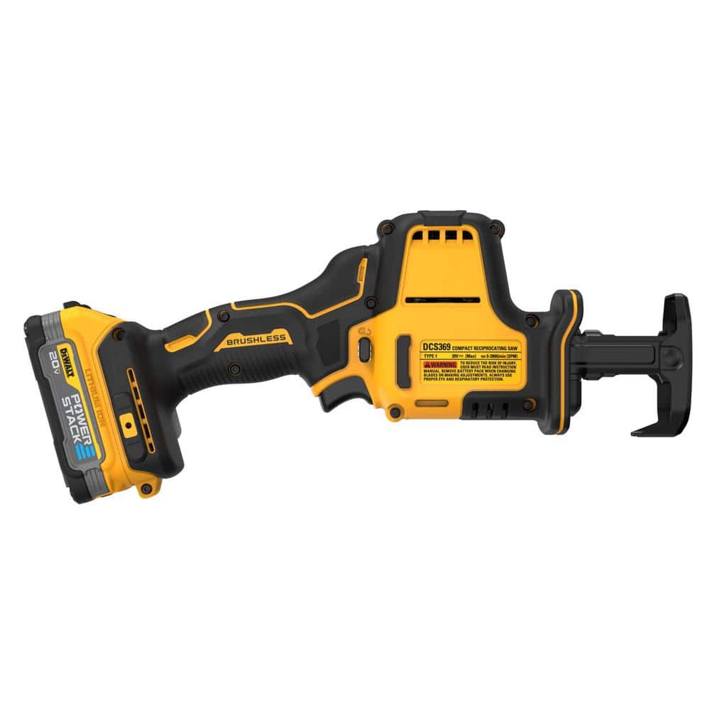 DEWALT Atomic 20V MAX Cordless Brushless Reciprocating Saw and Ratchet Kit with Battery and Charger