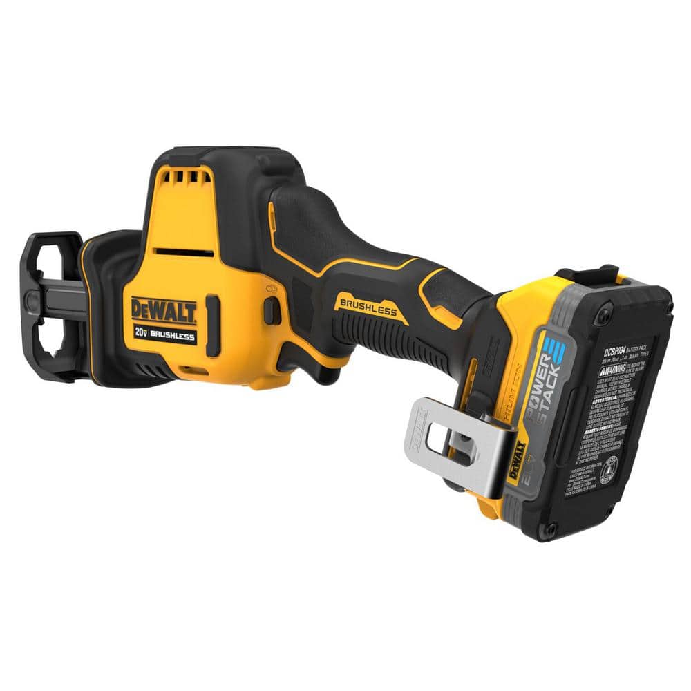 DEWALT Atomic 20V Cordless Brushless Compact Reciprocating Saw with Battery and Charger