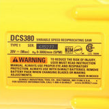 DEWALT 20V MAX Cordless Reciprocating Saw (Tool Only)