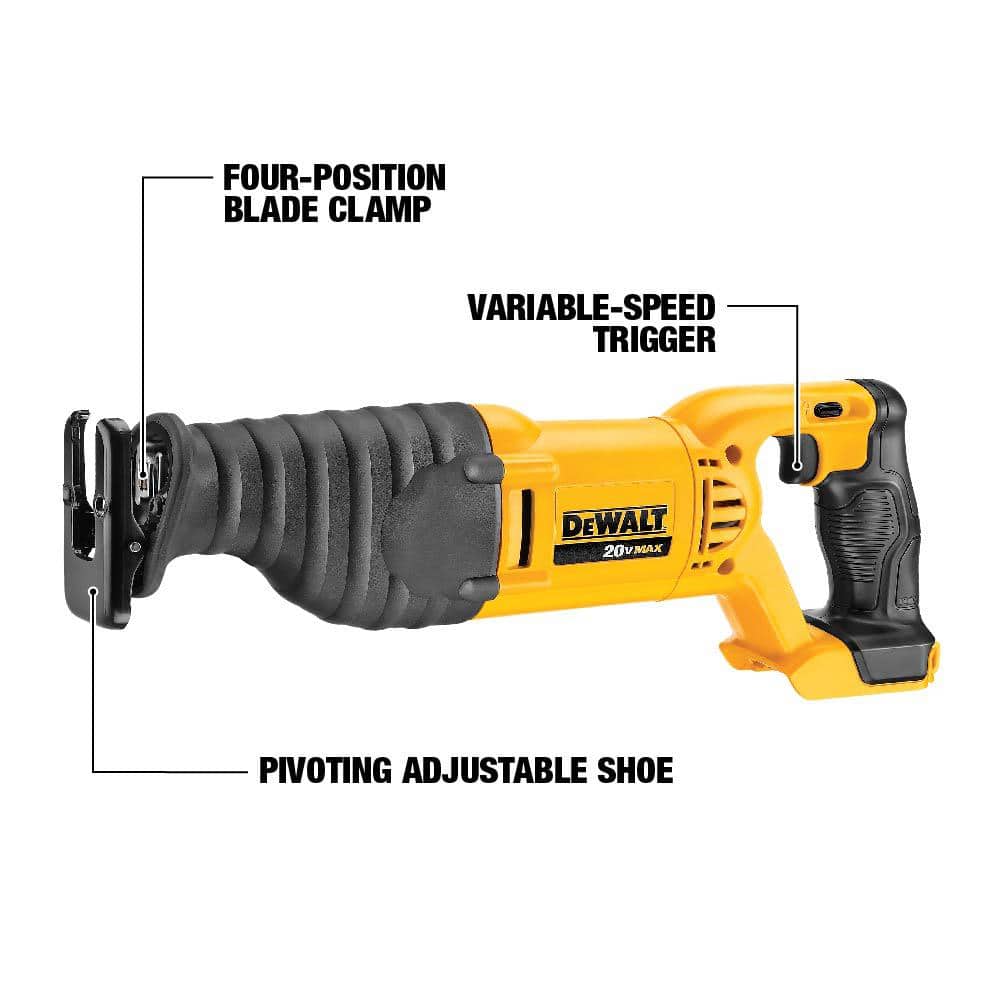 DEWALT 20V MAX Cordless Reciprocating Saw with 3.0Ah Battery