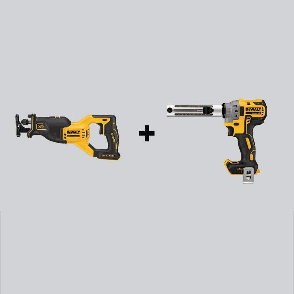DEWALT 20V MAX XR Cordless Brushless Reciprocating Saw and Cable Stripper (Tools-Only)