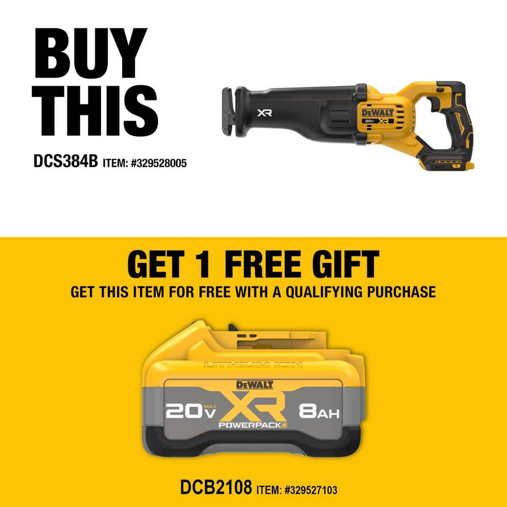 DEWALT 20-Volt XR Cordless Reciprocating Saw (Tool Only)