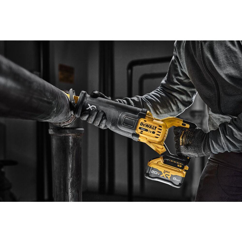 DEWALT 20V XR Lithium-Ion Cordless Reciprocating Saw with 20V Max XR 8.0 Ah Battery Pack