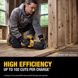 DEWALT 20V XR Lithium-Ion Cordless Reciprocating Saw with 20V Max XR 8.0 Ah Battery Pack