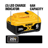 DEWALT 20-Volt MAX Lithium-Ion Cordless Compact Reciprocating Saw Kit with Bonus 6.0Ah Battery Pack