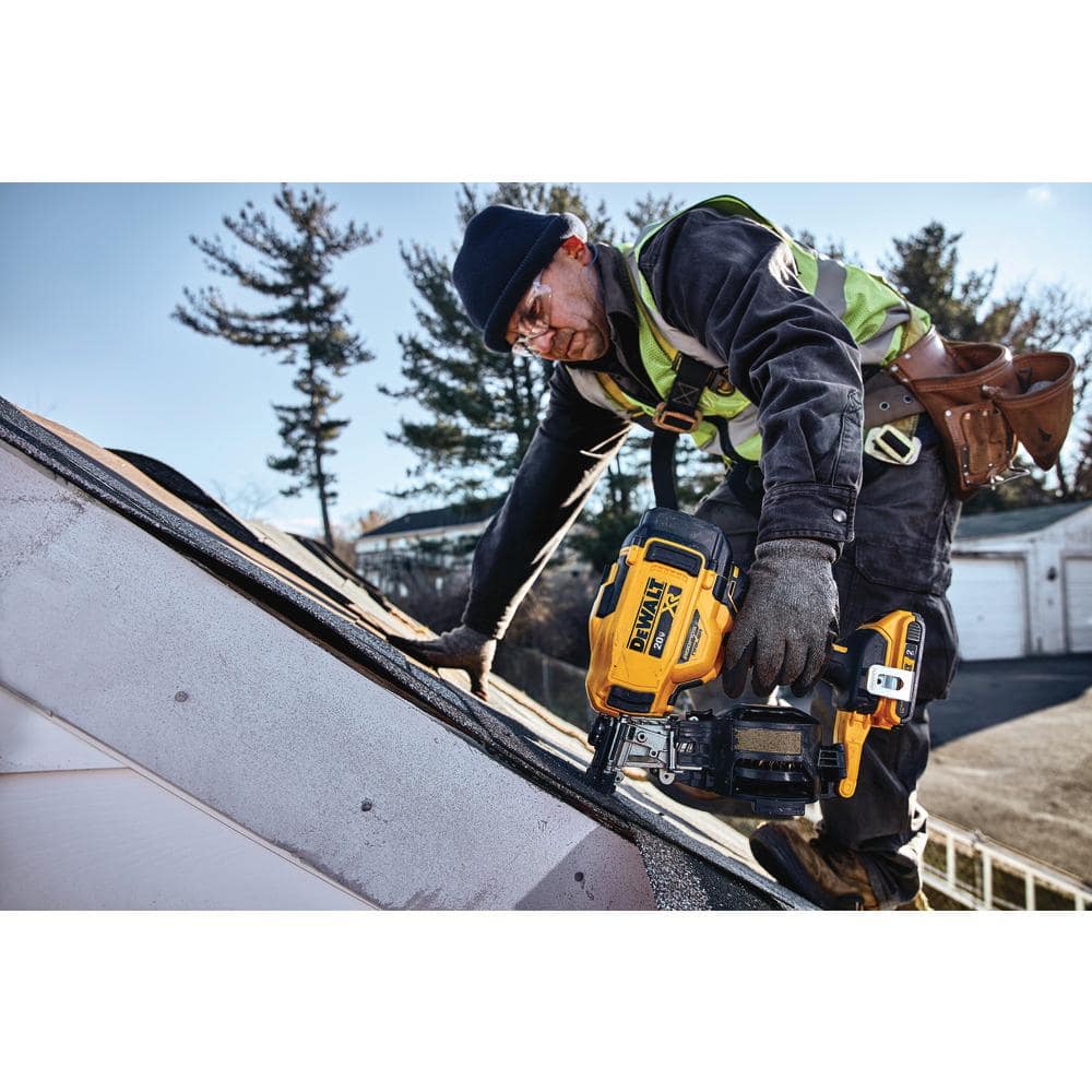 DEWALT 20V MAX 15-Degree Electric Cordless Roofing Nailer (Tool Only)