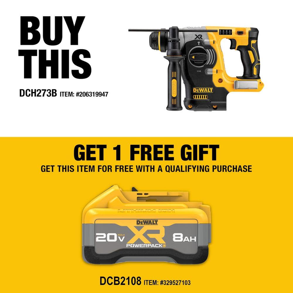 DEWALT 20V MAX XR Cordless Brushless 1 in. SDS Plus L-Shape Rotary Hammer (Tool Only)