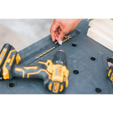 DEWALT 33 in. H Plastic Folding Portable Sawhorse Workbench