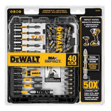 DEWALT MAX IMPACT Screwdriving Set, 40-Piece
