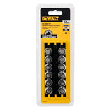 DEWALT 3/8 in. Drive SAE and Metric Hex Socket Set (12-Piece)