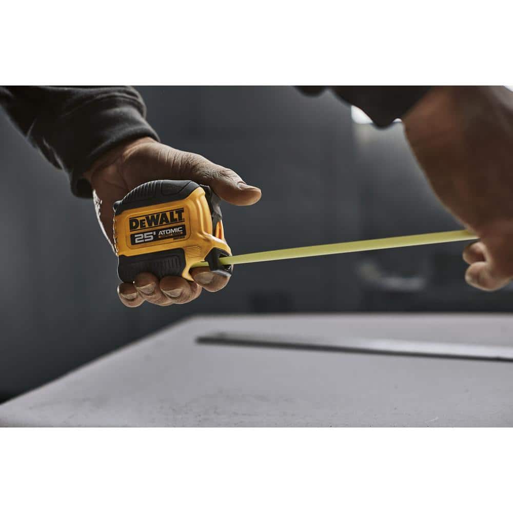 DEWALT ATOMIC 25 ft. x 1-1/8 in. Tape Measure (2-Pack)