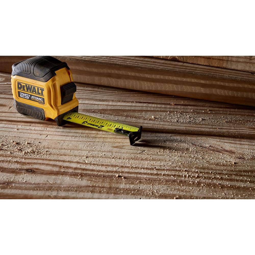 DEWALT ATOMIC 25 ft. x 1-1/8 in. Tape Measure (2-Pack)