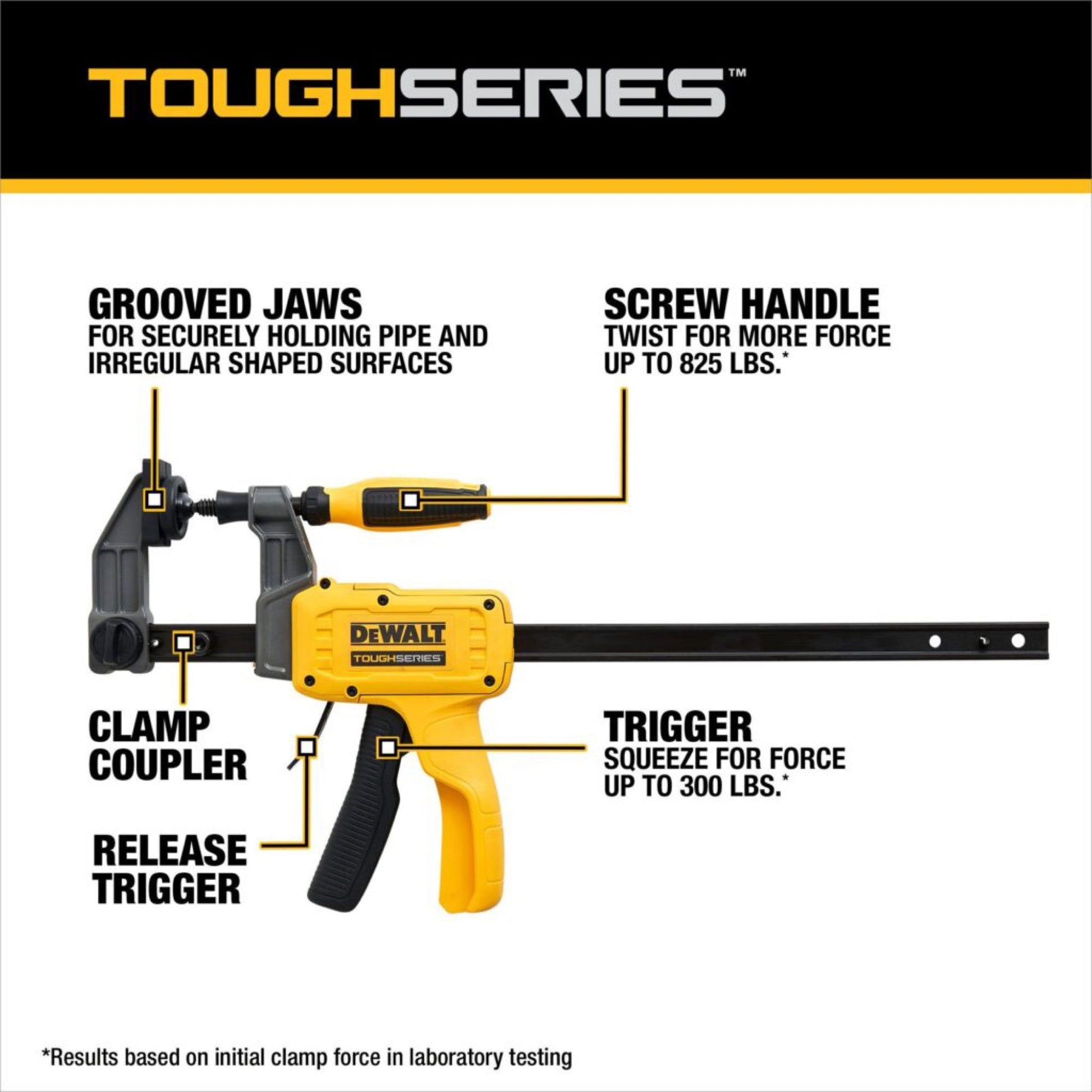 DeWalt ToughSeries Hybrid Clamp 24"