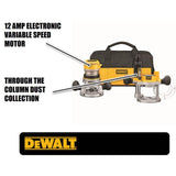 DEWALT 2.25-HP Variable Speed Plunge Corded Router