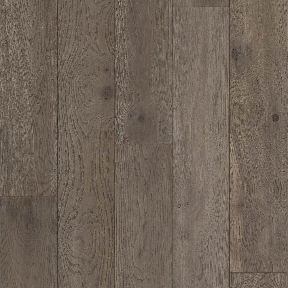 ACQUA FLOORS Dexter Oak 1/4 in. T x 5 in. W Click Lock Wire Brushed Engineered Hardwood Flooring (16.68 sq.ft./case)