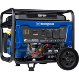 Westinghouse WGen5300s 6,600/5,300 Watt Gas Powered Portable Generator with Electric Start and Transfer Switch Outlet for Home Backup