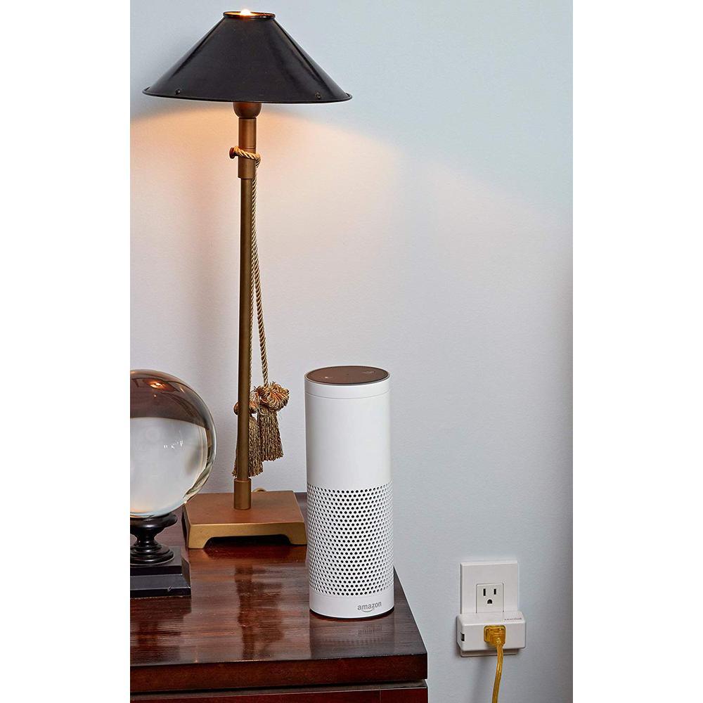 Decora Smart Wi-Fi Mini Plug-In Single Outlet, No Hub Required, Works with Alexa and Google Assistant, White - Super Arbor