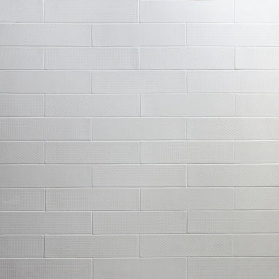 Ivy Hill Tile Encode White 3 in. x 12 in. Porcelain Floor and Wall Tile (32 pieces/7.75 sq. ft./Case)