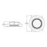 RL 5 in. and 6 in. White Wireless Smart Integrated LED Recessed Downlight Ceiling Fixture Selectable Color Temperature - Super Arbor