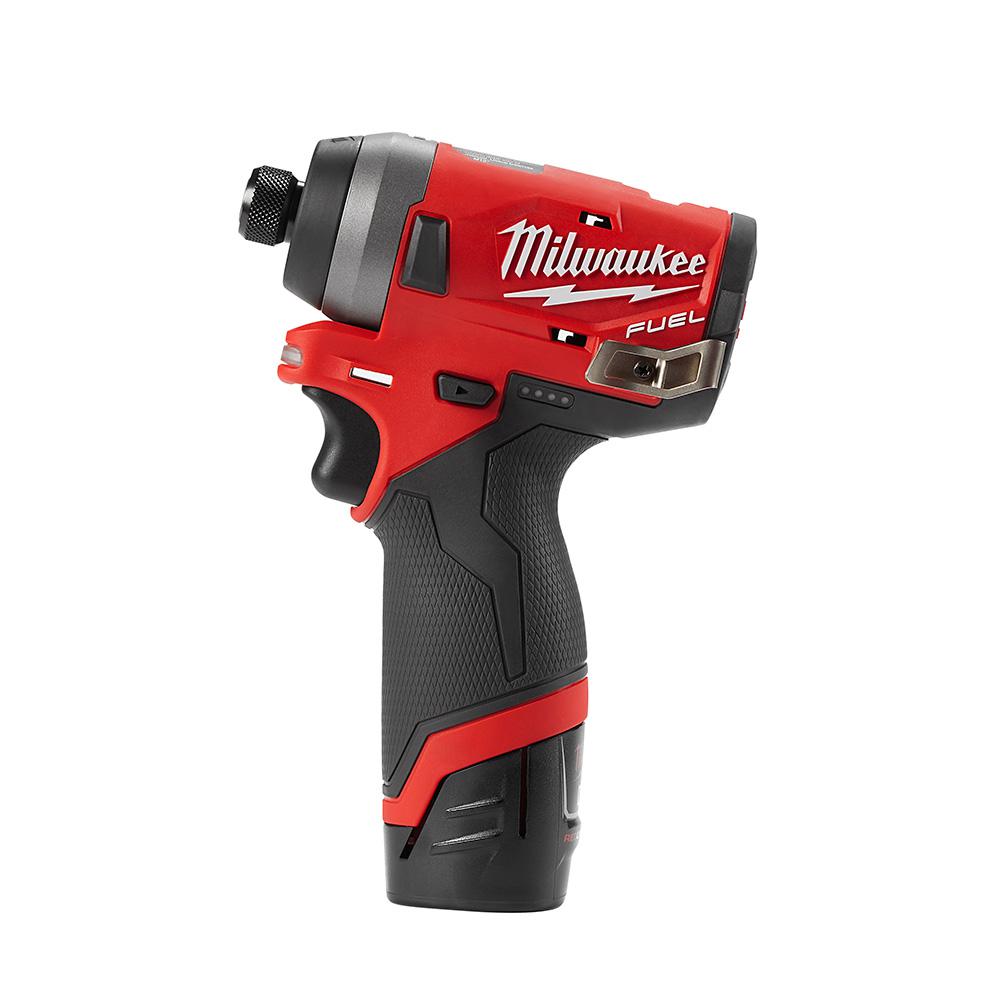 M12 FUEL 12-Volt Lithium-Ion Brushless Cordless 1/4 in. Hex Impact Driver/Bandsaw Combo Kit W/(1)2.0Ah Battery & Charger