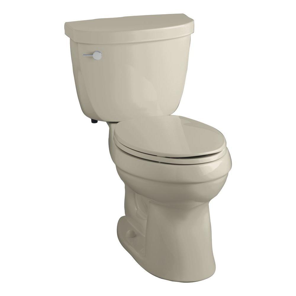 Cimarron Comfort Height 2-Piece 1.6 GPF Single Flush Elongated Toilet with AquaPiston Flushing Technology in White - Super Arbor