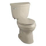 Cimarron Comfort Height 2-Piece 1.6 GPF Single Flush Elongated Toilet with AquaPiston Flushing Technology in White - Super Arbor