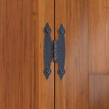 Traditional Surface 52 mm Black Frameless Hinge - Super Arbor