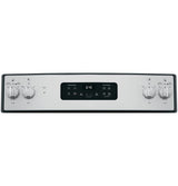 GE 30-in Smooth Surface 4 Elements 5.3-cu ft Self-Cleaning Freestanding Electric Range (Stainless Steel)