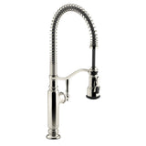 Tournant Single-Handle Pull-Down Sprayer Kitchen Faucet in Vibrant Stainless - Super Arbor
