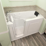 Gelcoat Premium Series 60 in. Left Hand Walk-In Whirlpool and Air Bathtub in White - Super Arbor